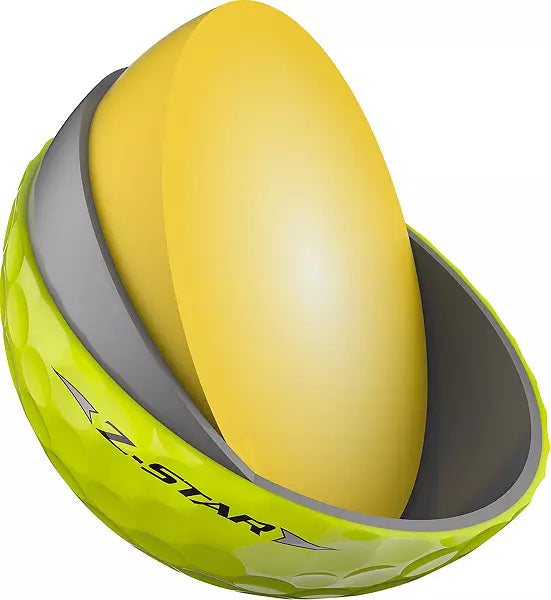 Srixon 2025 Z-Star 9 Yellow Golf Balls