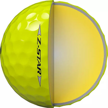 Srixon 2025 Z-Star 9 Yellow Golf Balls