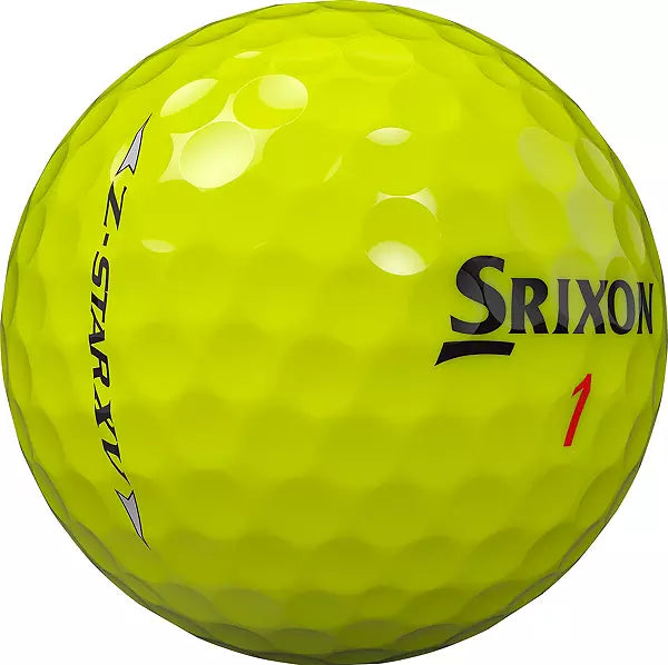Srixon 2025 Z-Star XV 9 Tour Yellow Golf Balls