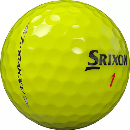 Srixon 2025 Z-Star XV 9 Tour Yellow Golf Balls