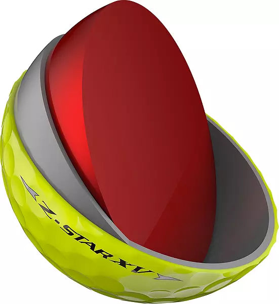 Srixon 2025 Z-Star XV 9 Tour Yellow Golf Balls
