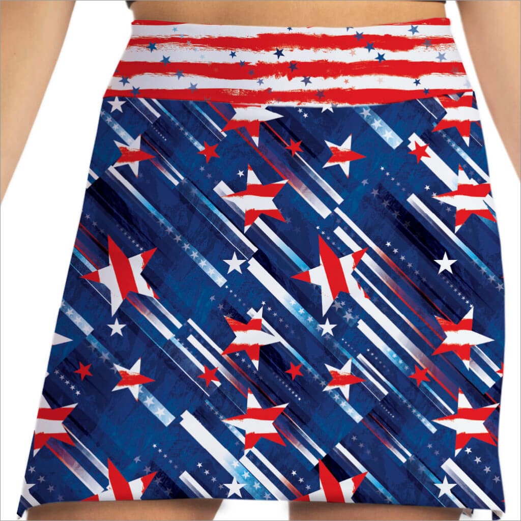 AMERICA PRINT SKORT - The Golf Guys Online