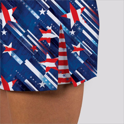 AMERICA PRINT SKORT - The Golf Guys Online