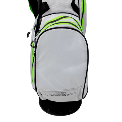 U.S. Kids Golf epTOUR Stand Bag Height 32 Inch White/Black/Green - The Golf Guys Online