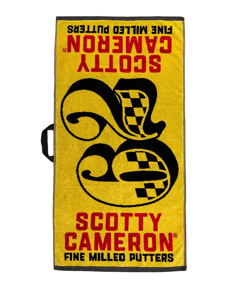 Scotty Cameron Yellow Winning Number 62 Golf Towel