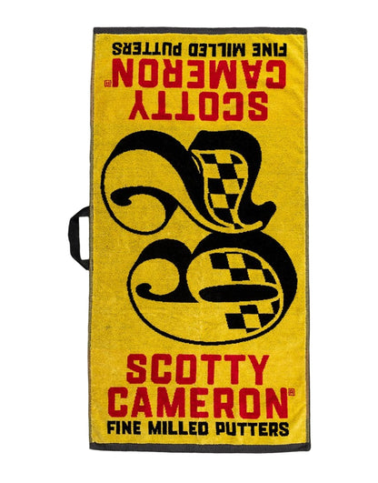 Scotty Cameron Yellow Winning Number 62 Golf Towel