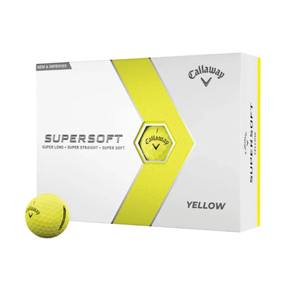 Callaway Supersoft Yellow 2023 Golf Balls - The Golf Guys Online