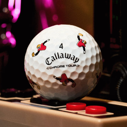 Callaway Chrome Tour Retro Football Golf Balls