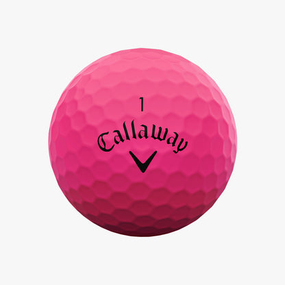 Callaway Supersoft Matte Pink 2025 Golf Balls