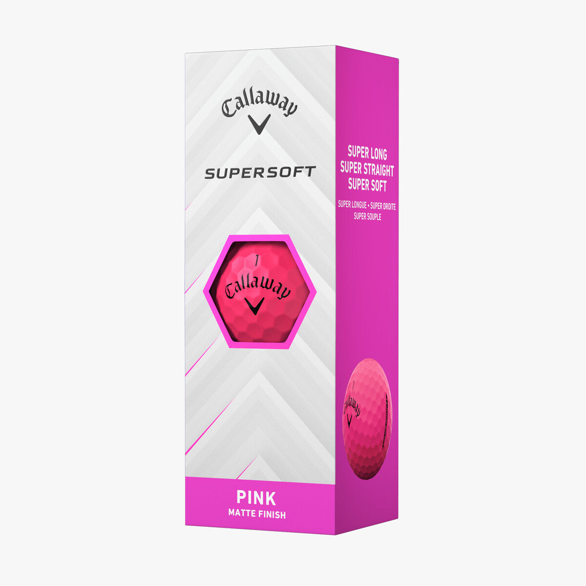 Callaway Supersoft Matte Pink 2025 Golf Balls