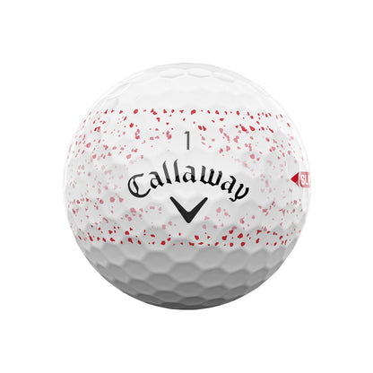 Callaway Supersoft Splatter 360 Red 2025 Golf Balls