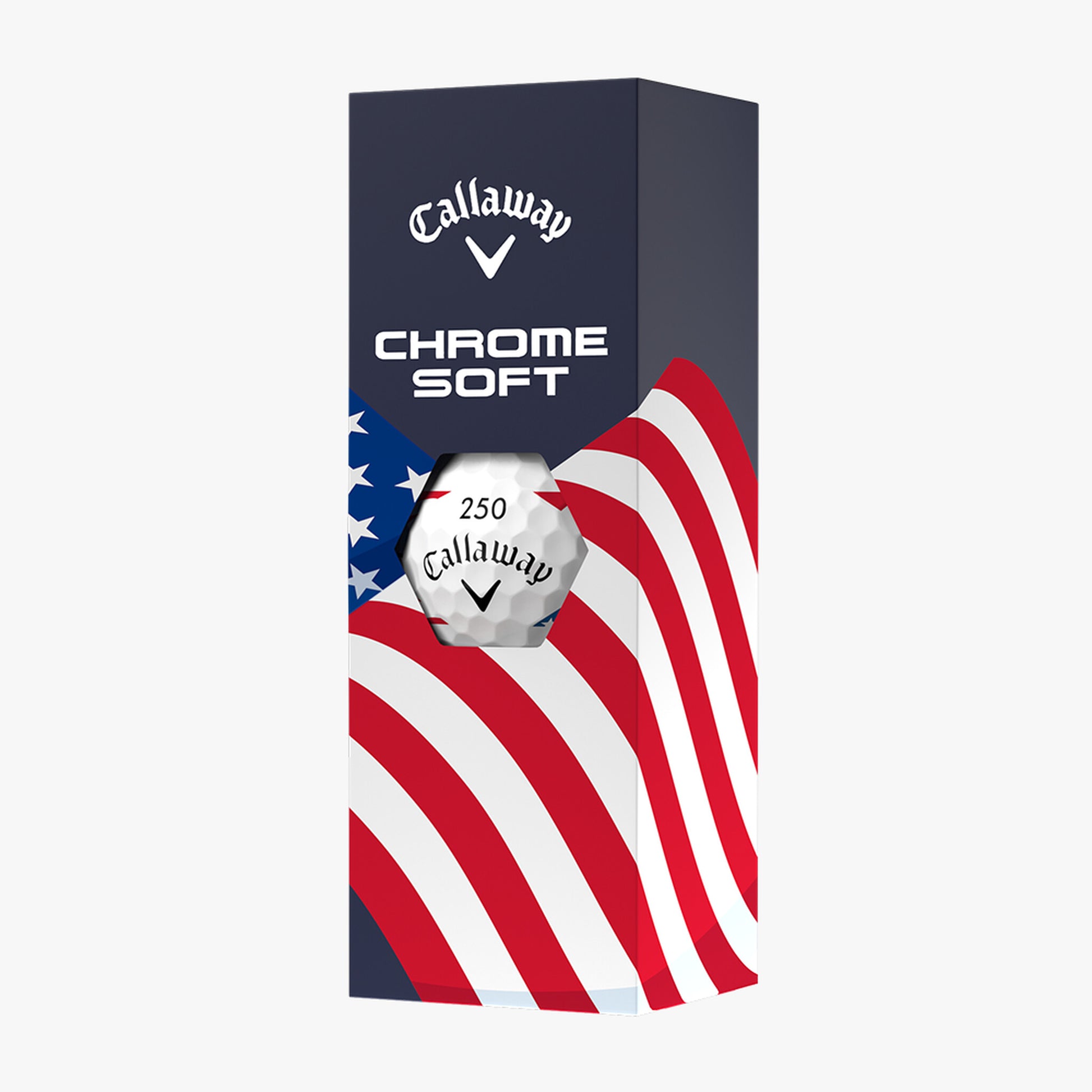 Callway Chrome Soft USA Stripe 2026 Golf Balls