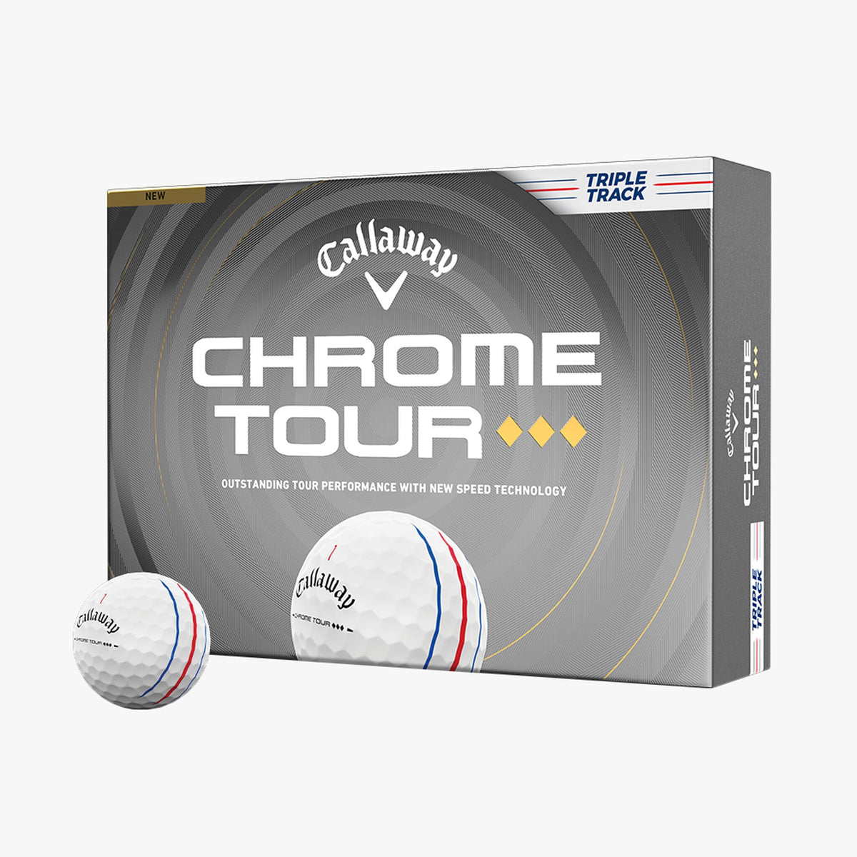Callaway Chrome Tour Triple Diamond Triple Track 2026 Golf Balls