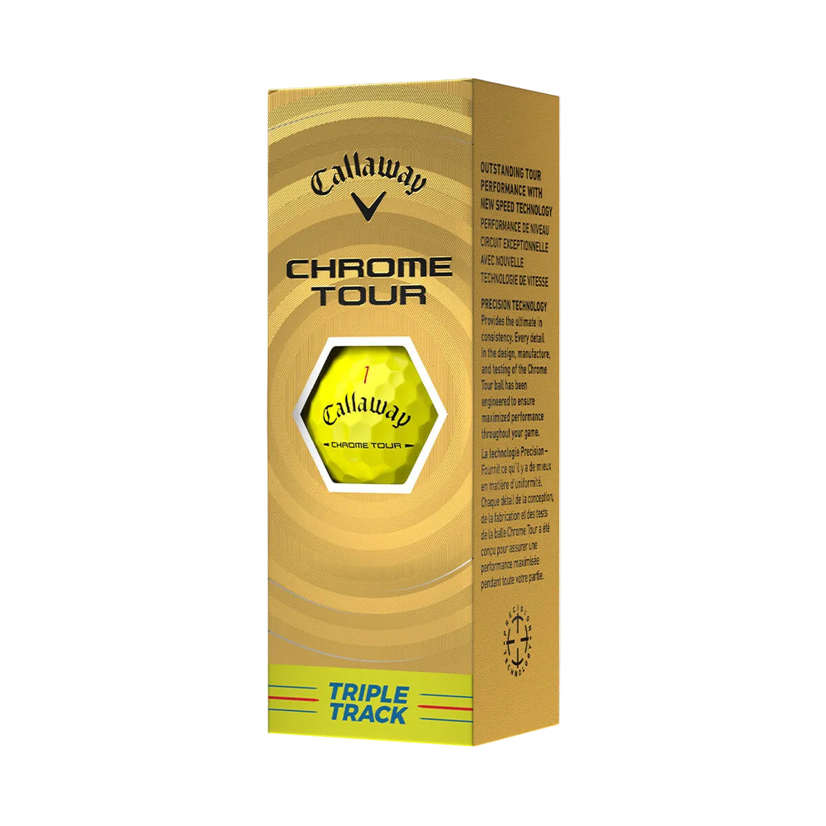 Callaway Chrome Tour Yellow Triple Track 2026 Golf Balls