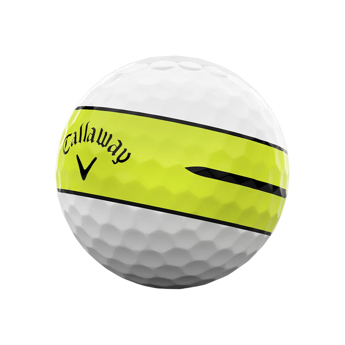 Callaway Chrome Tour X 360 Yellow Stripe 2026 Golf Balls