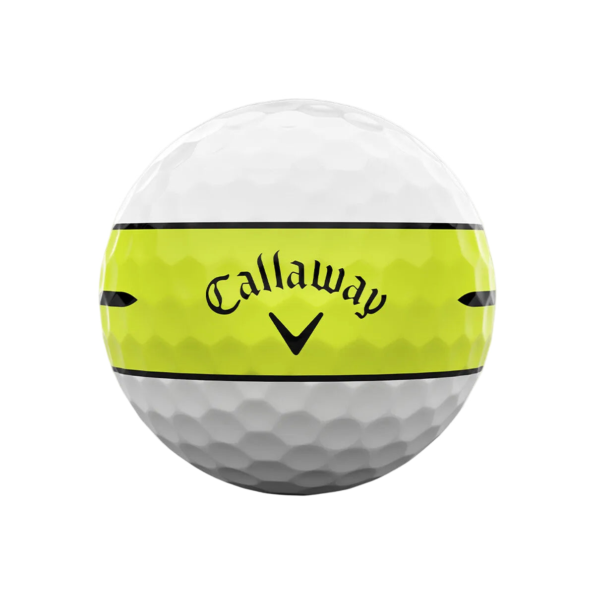 Callaway Chrome Tour X 360 Yellow Stripe 2026 Golf Balls
