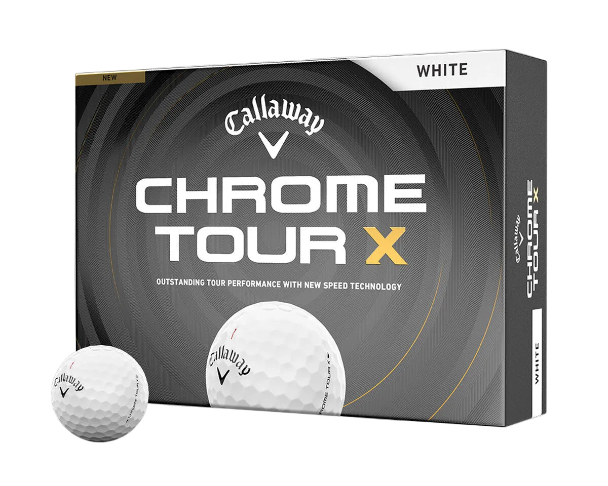 Callaway Chrome Tour X White 2026 Golf Balls
