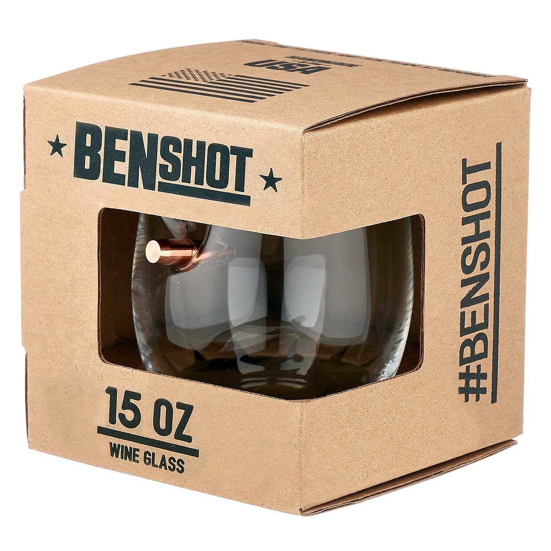 BenShot Freedom Wine Glass - 15oz - The Golf Guys Online