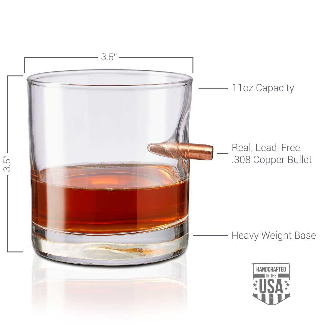 BenShot Rocks Glass - 11oz - The Golf Guys Online