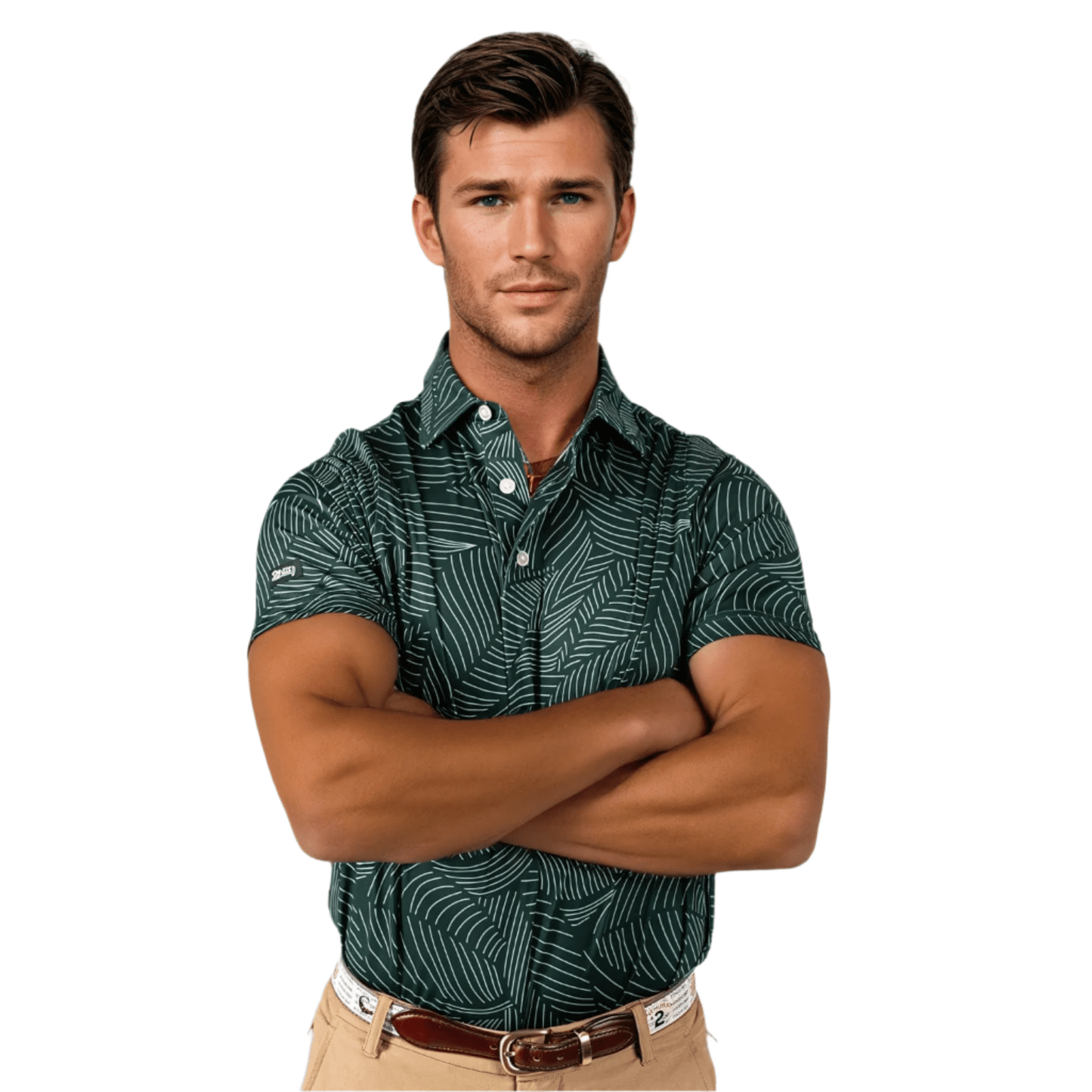 Bermuda Leaf Men's Polo - The Golf Guys Online
