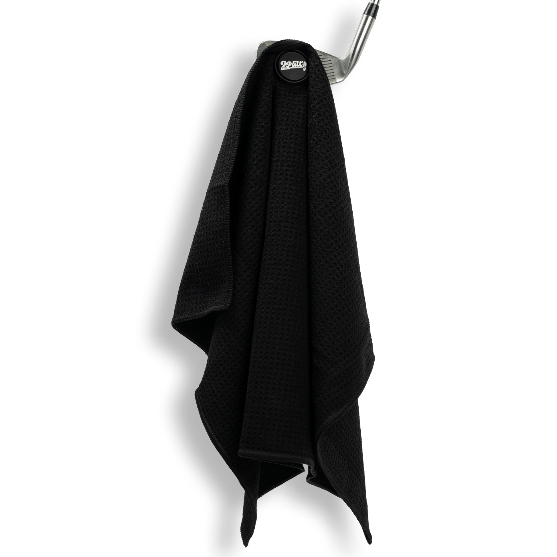 Black Magnetic Golf Towel - The Golf Guys Online