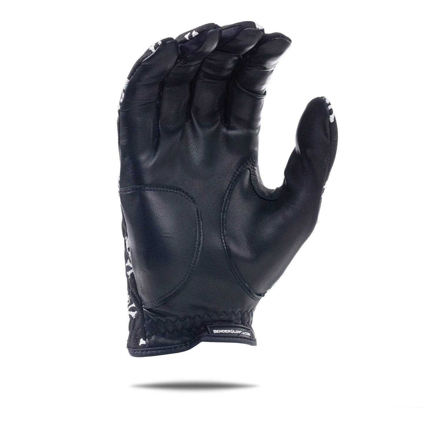 Black Skull and Crossbones Mesh Golf Glove - The Golf Guys Online