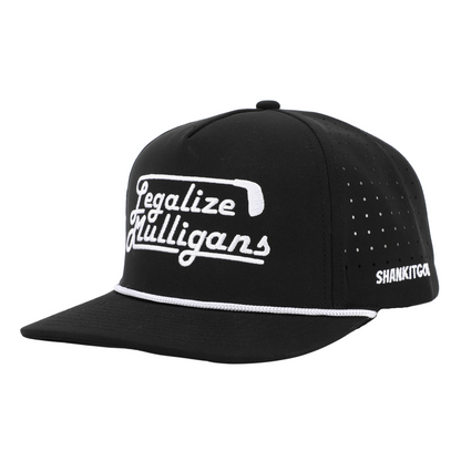 Legalize Mulligans Black Rope Hat - The Golf Guys Online
