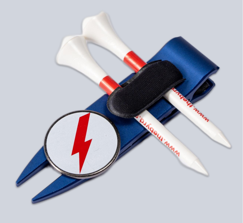 THE BYRD GOLF DIVOT CLYP - Blue Jay - The Golf Guys Online