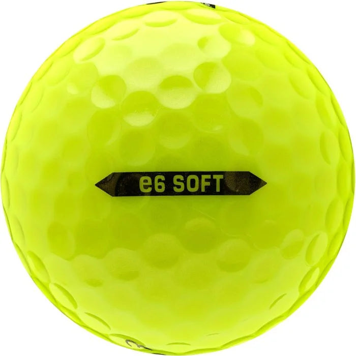Bridgestone e6 Soft 2025 Yellow Golf Balls