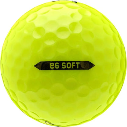Bridgestone e6 Soft 2025 Yellow Golf Balls