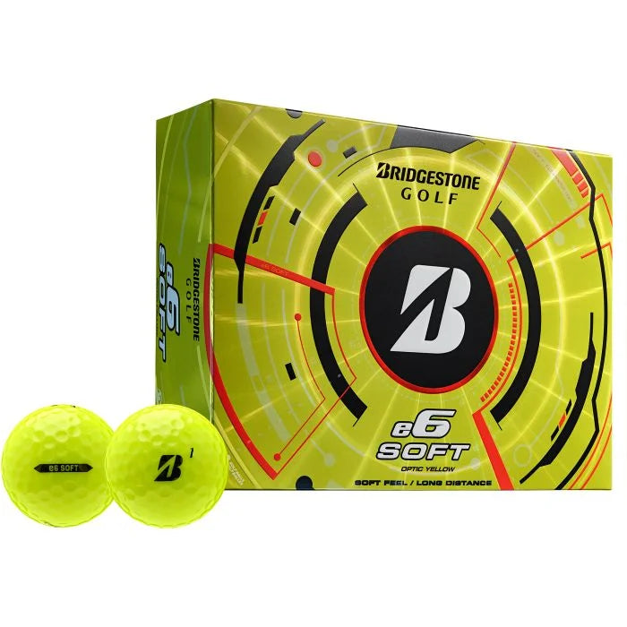 Bridgestone e6 Soft 2025 Yellow Golf Balls