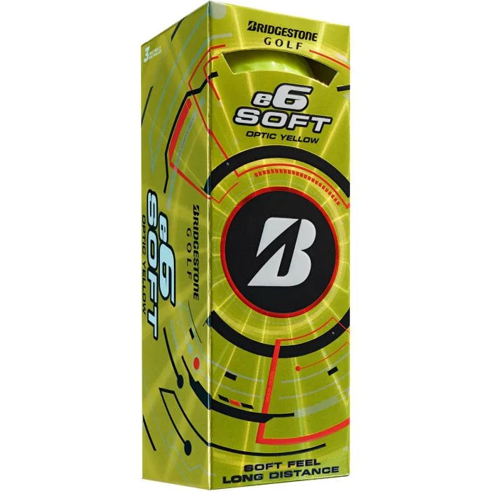Bridgestone e6 Soft 2025 Yellow Golf Balls