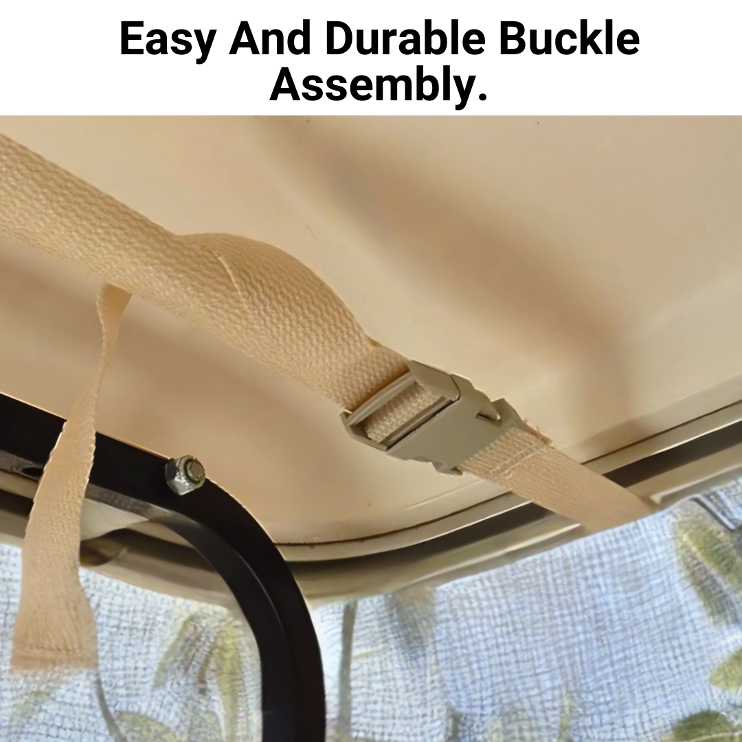 Golf Cart Sun Shade UV Mesh Top Cover Exclusive For Yamaha Drive 70" Roof Beige