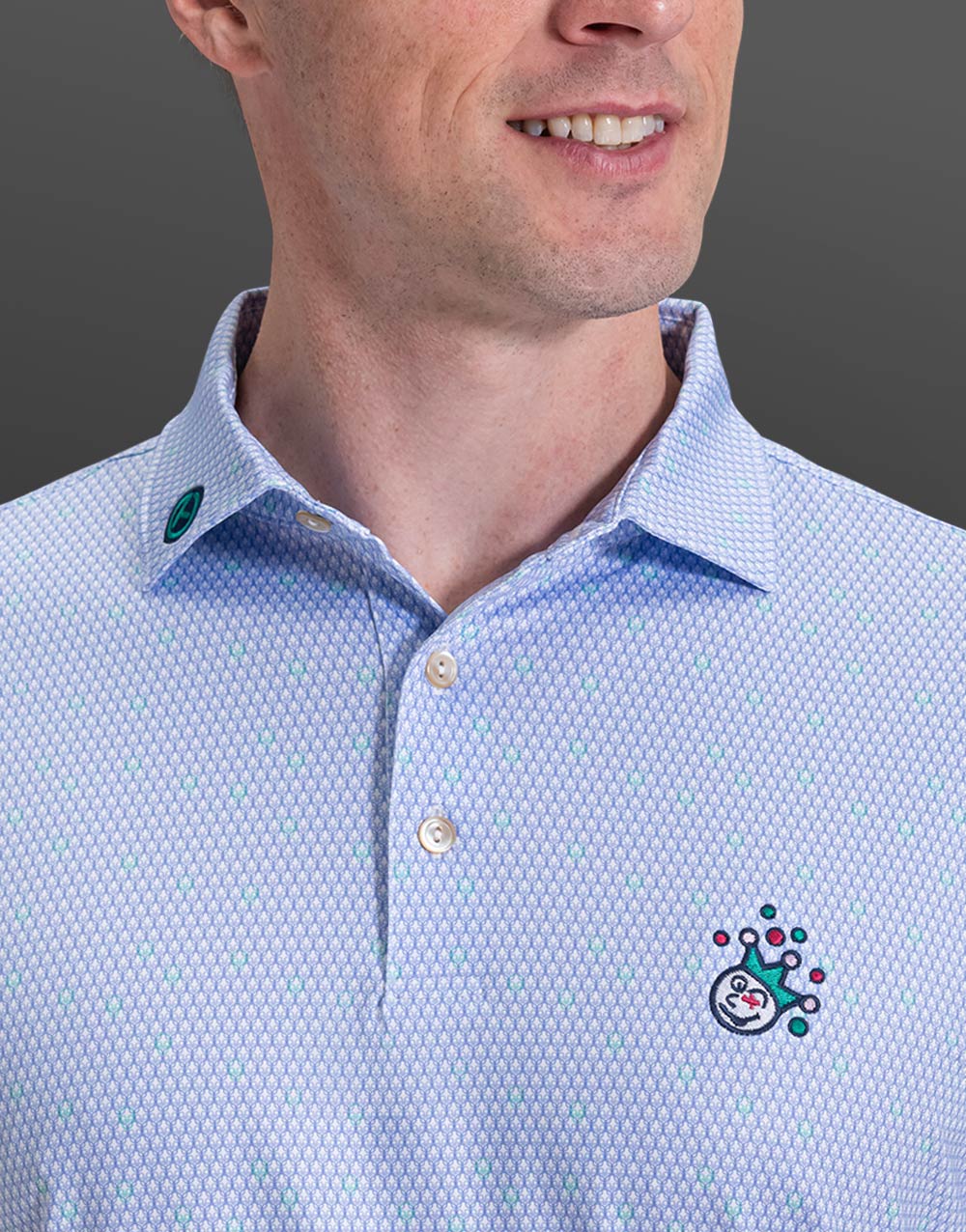 Scotty Cameron Circle T Jackpot Johnny Geo Skull Polo Shirt