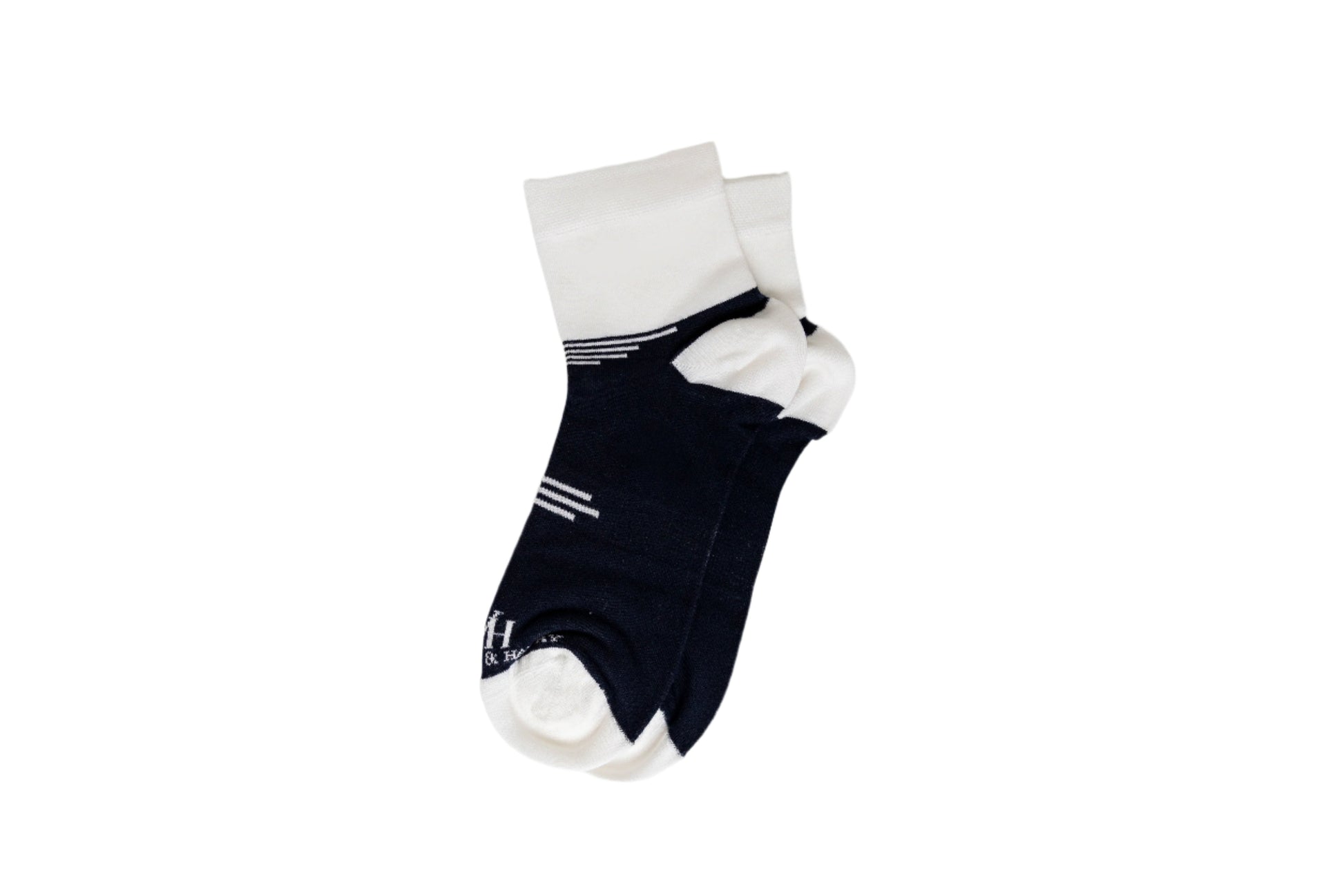 W&H Men's Ankle High Moisture-Wicking Performance Golf Socks