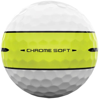 Callaway Chrome Soft 360 Yellow Stripe 2026 Golf Balls