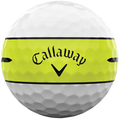 Callaway Chrome Soft 360 Yellow Stripe 2026 Golf Balls