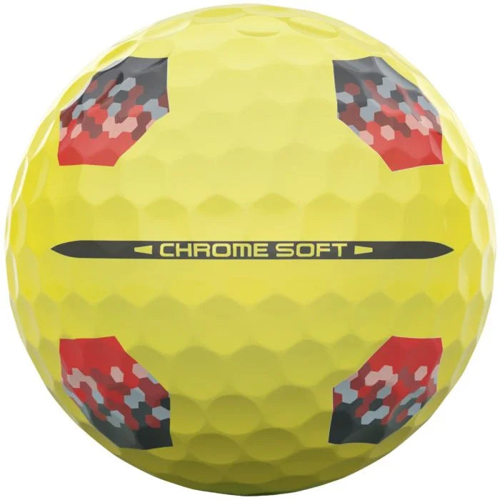 Callaway Chrome Soft Yellow TruTrack 2026 Golf Balls