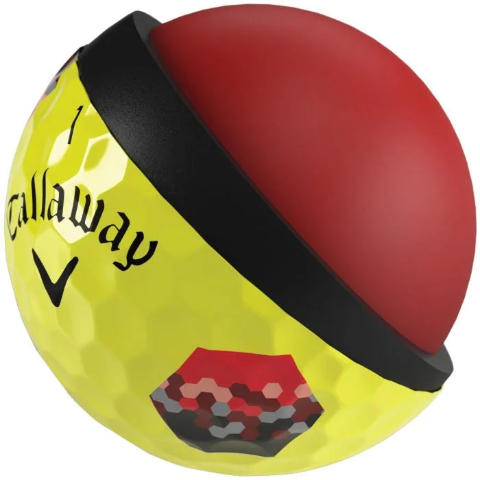 Callaway Chrome Soft Yellow TruTrack 2026 Golf Balls