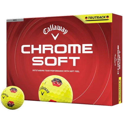 Callaway Chrome Soft Yellow TruTrack 2026 Golf Balls