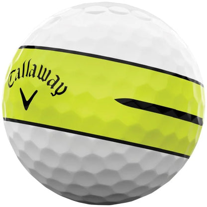 Callaway Chrome Tour 360 Yellow Stripe 2026 Golf Balls