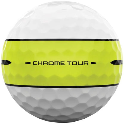 Callaway Chrome Tour 360 Yellow Stripe 2026 Golf Balls