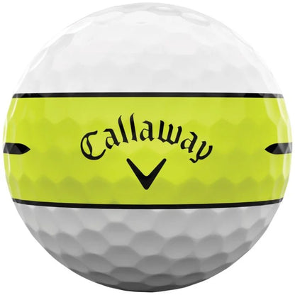 Callaway Chrome Tour 360 Yellow Stripe 2026 Golf Balls