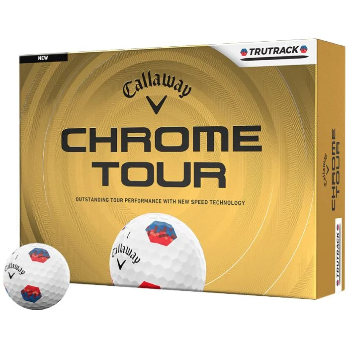 Callaway Chrome Tour TruTrack White 2026 Golf Balls