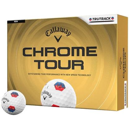 Callaway Chrome Tour TruTrack White 2026 Golf Balls