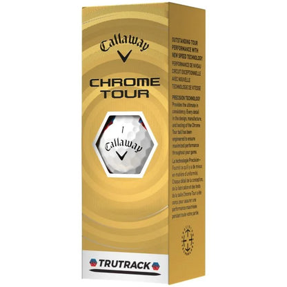 Callaway Chrome Tour TruTrack White 2026 Golf Balls