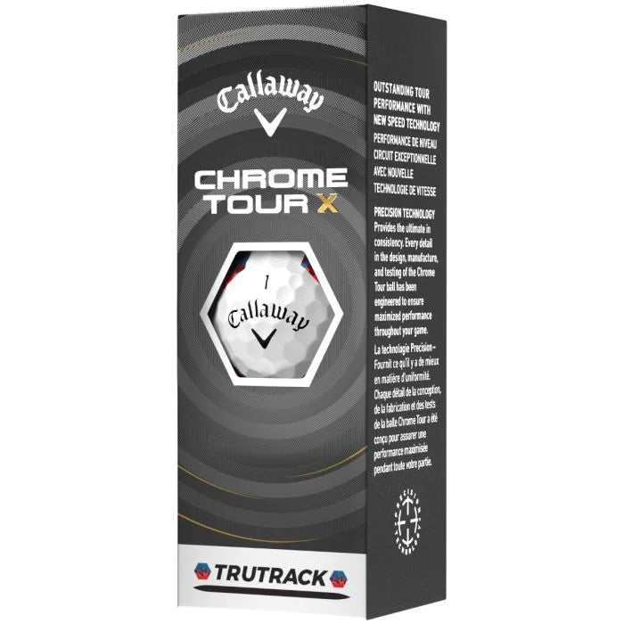 Callaway Chrome Tour X TruTrack White 2026 Golf Balls