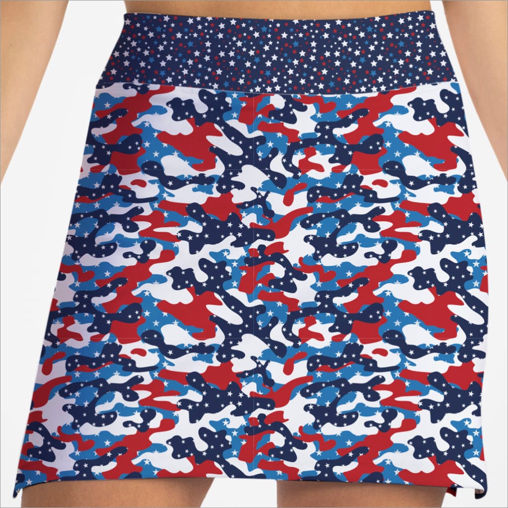 CAMO USA SKORT - The Golf Guys Online