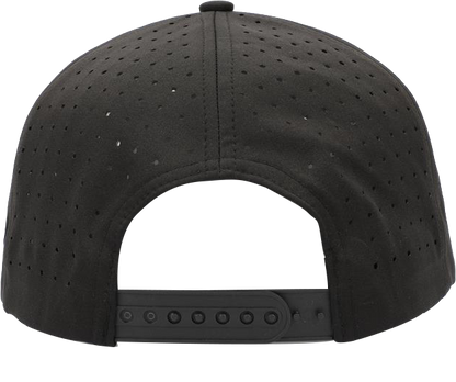 Skull And Crossbones Black Golf Hat - The Golf Guys Online