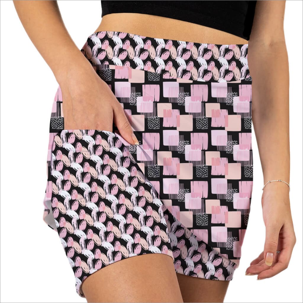 CHECKED OUT PINK SKORT - The Golf Guys Online